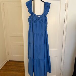 English Factory Blue Maxi Dress
